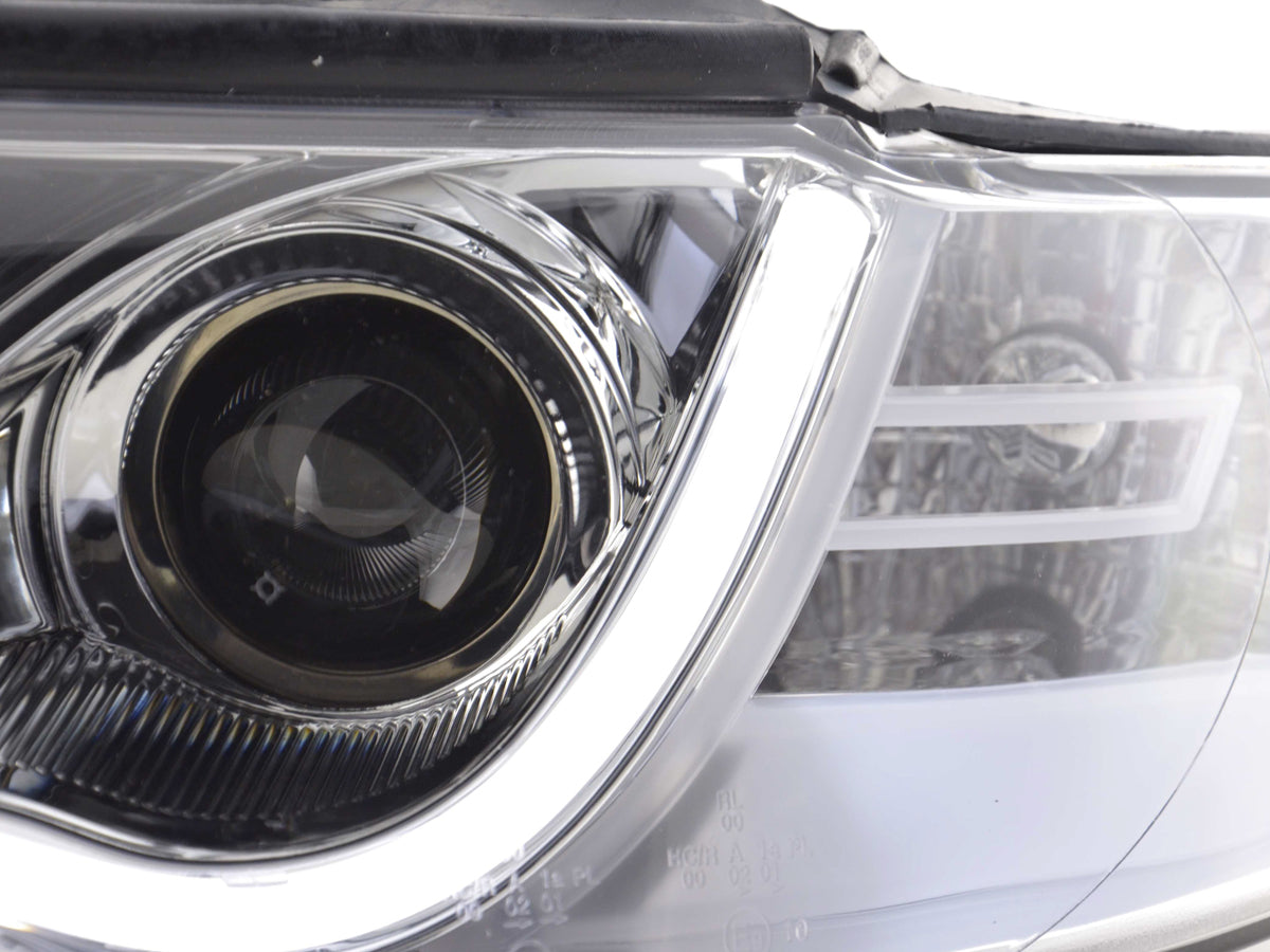 Scheinwerfer Set Daylight LED Tagfahrlicht Audi A4 Typ 8E 01-04 chrom Scheinwerfer Set Daylight LED Tagfahrlicht Audi A4 Typ 8E 01-04 chrom